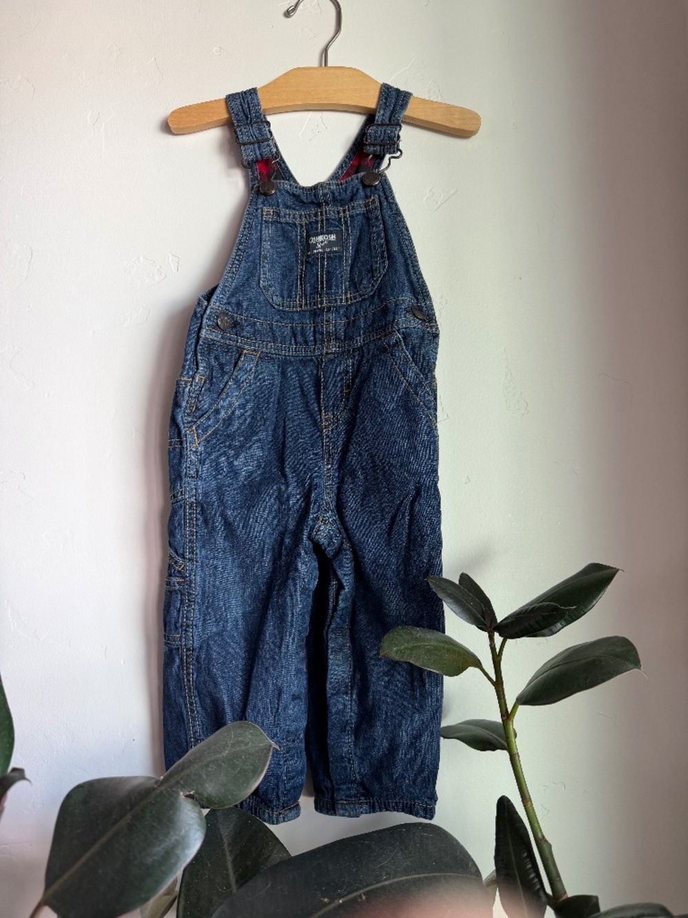 Osh Kosh Flannel Lined Overalls